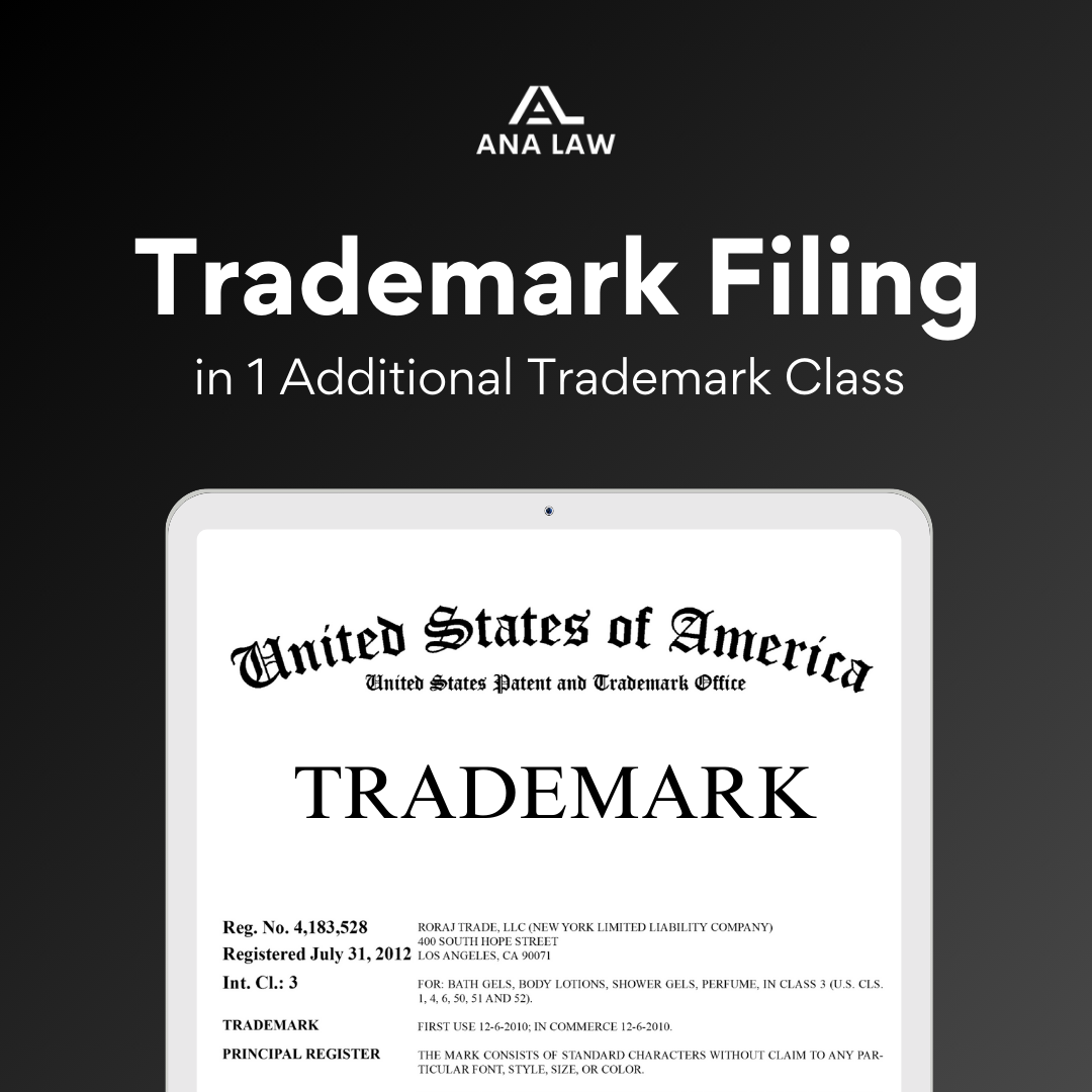 Trademark Filing in 1 Additional Trademark Class